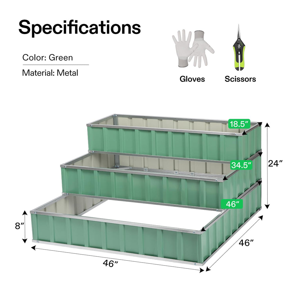 VIVOSUN layout options displaying separated and stacked tiers to customize garden arrangement and versatility