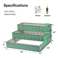 VIVOSUN layout options displaying separated and stacked tiers to customize garden arrangement and versatility