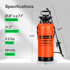 VIVOSUN large funnel-style fill opening for fast, spill-free refills