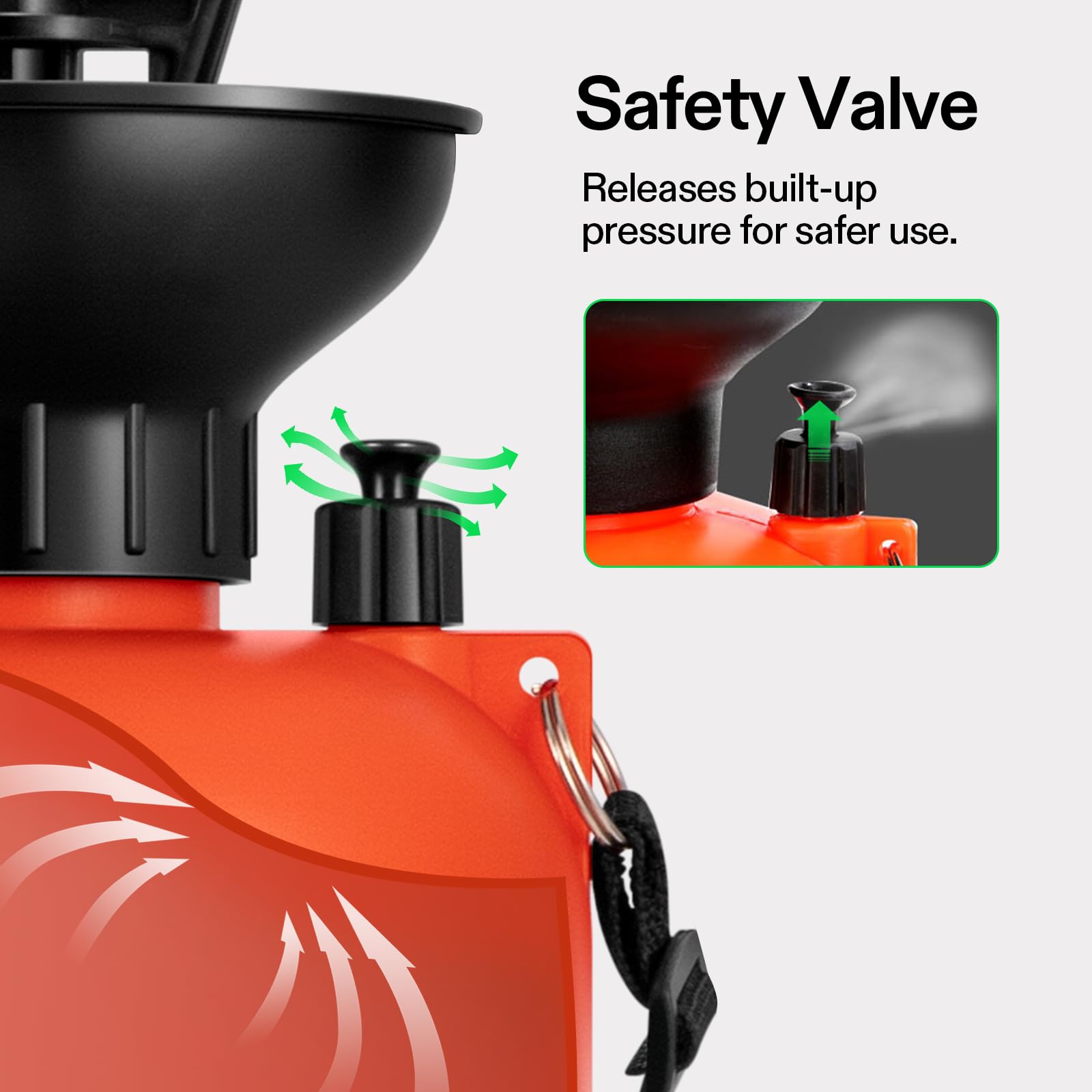 VIVOSUN translucent tank with calibrated scale for quick liquid measurement