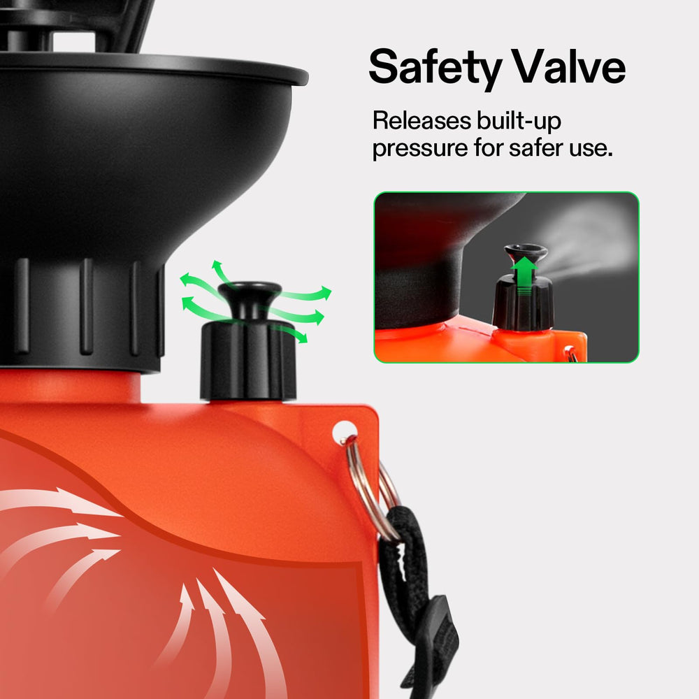 VIVOSUN translucent tank with calibrated scale for quick liquid measurement