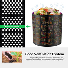 VIVOSUN ventilation holes detail improving airflow and faster decomposition benefit
