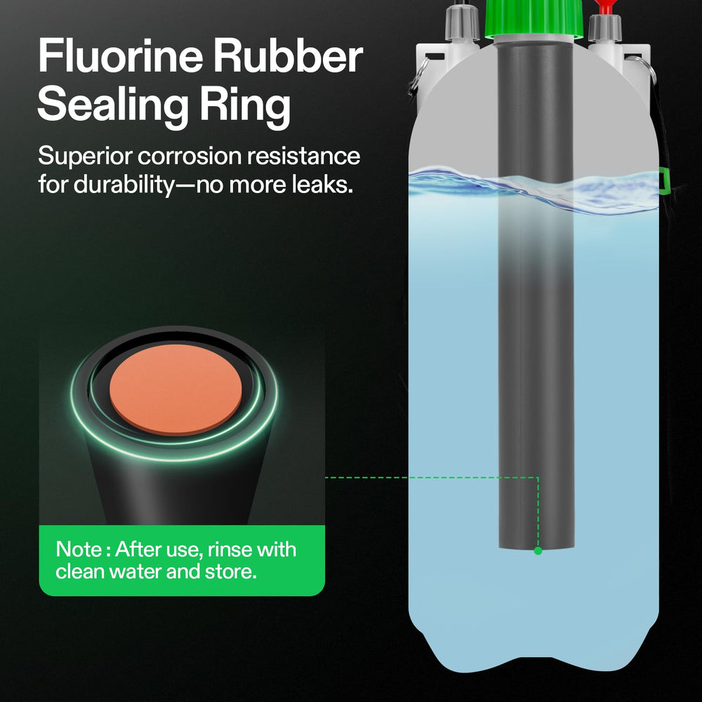 VIVOSUN long wand and 50-inch hose extended for improved reach benefit