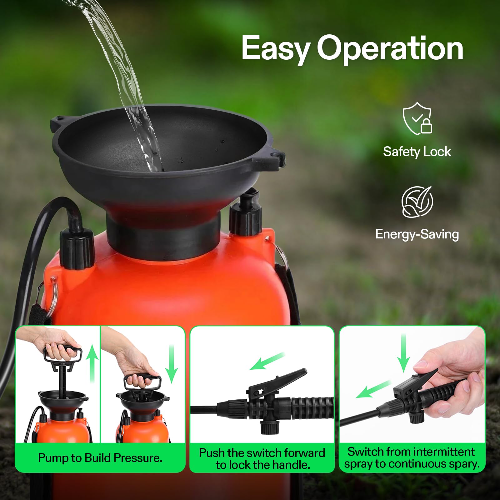 VIVOSUN wand and adjustable nozzle close-up for precise spray control