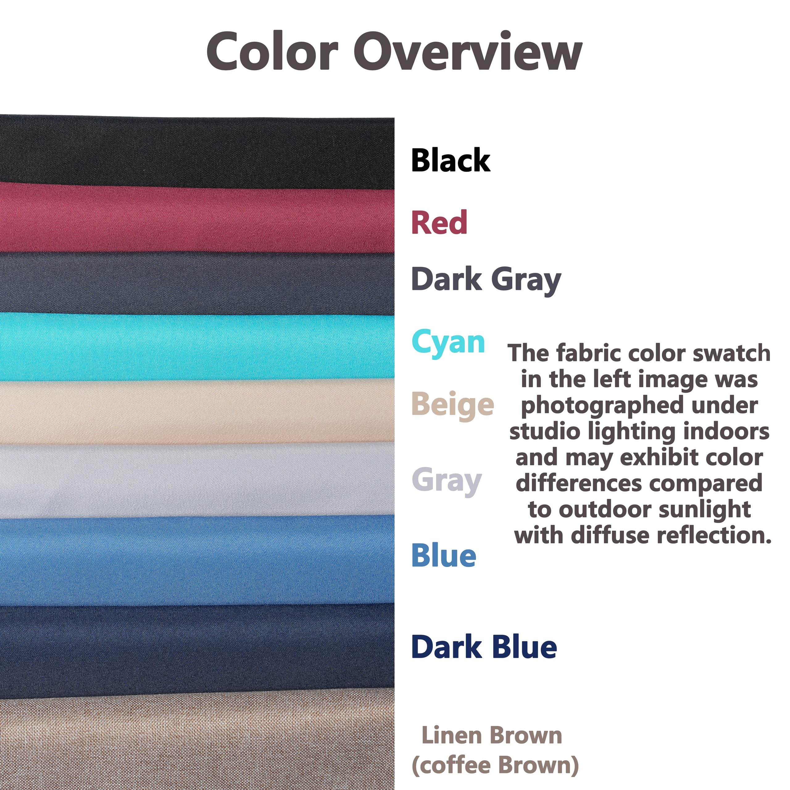 VIXLON fabric texture close-up highlighting UV resistance and durability