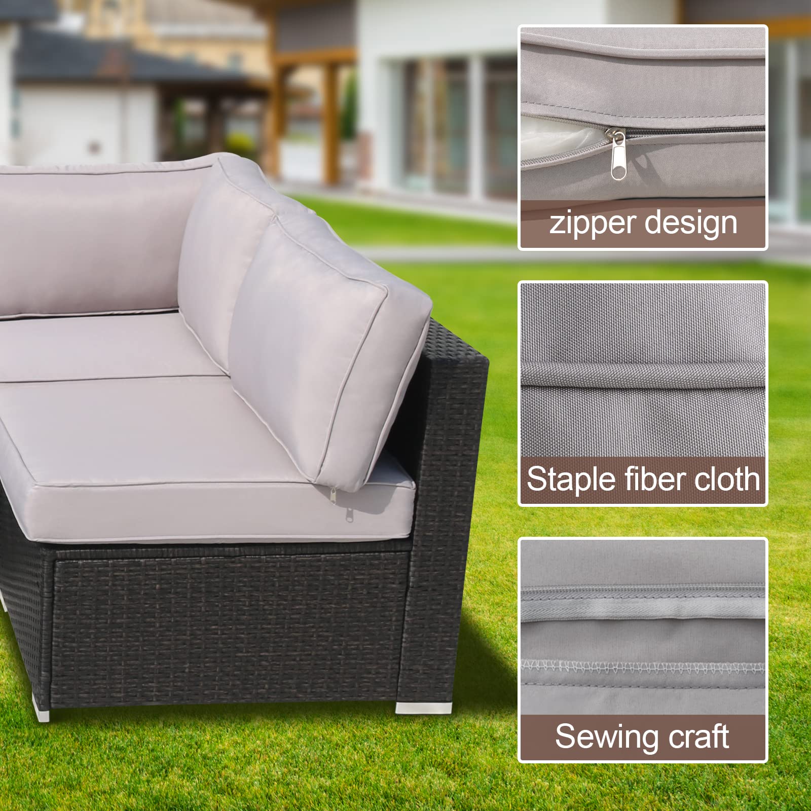 VIXLON folded covers compactly stored to save space between seasons