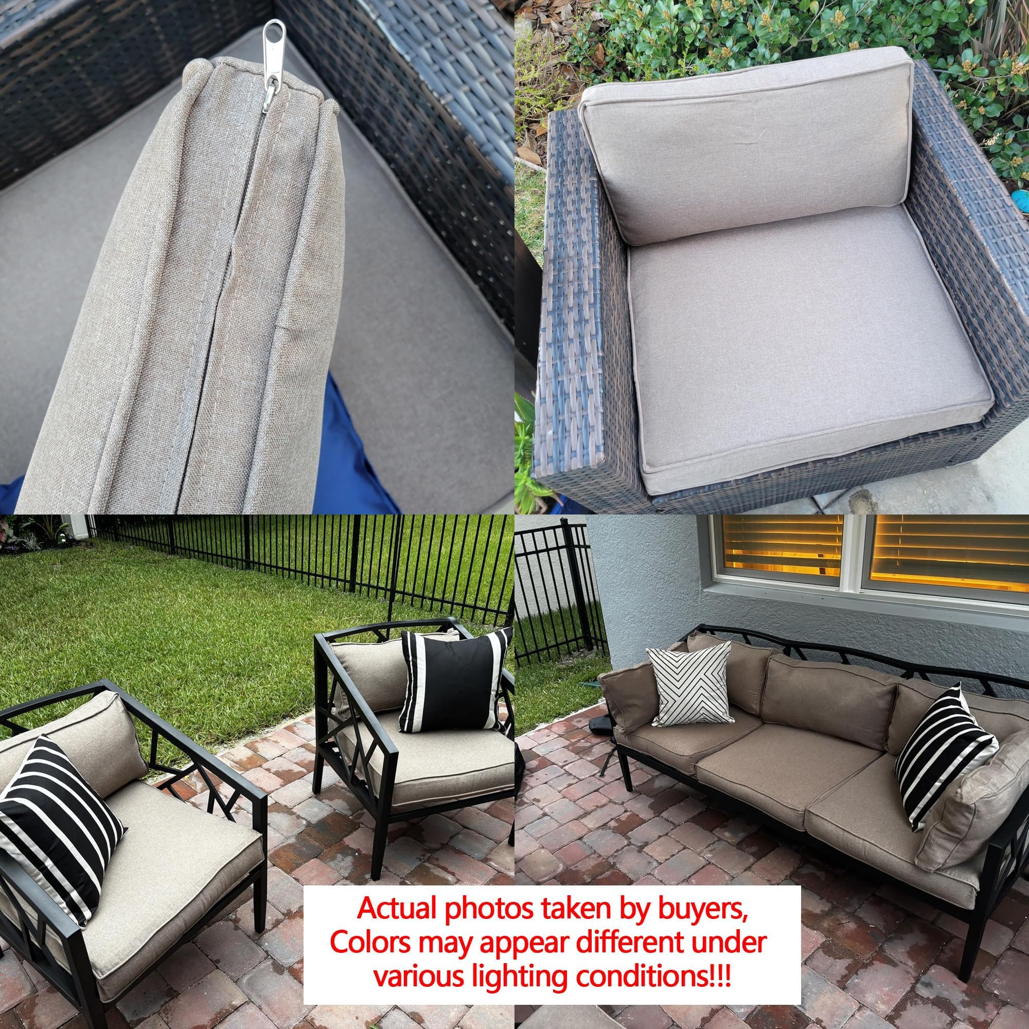 VIXLON folded covers stacked for compact storage and convenient season swap