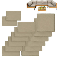 VIXLON front view of complete 14-piece set showing coverage and neat fit