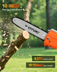 VIYUKI detailed shot of square drive connector showing precise fit for reduced vibration
