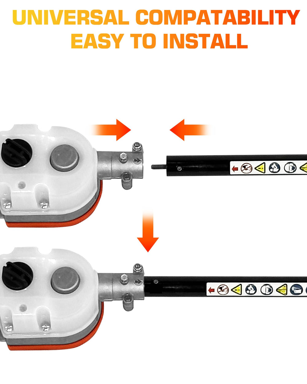 VIYUKI size comparison in hand showing lightweight design for reduced operator fatigue