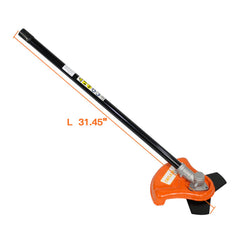 VIYUKI mounted on powerhead cutting tall weeds, improving clearing efficiency