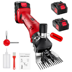 Vkdemer front view of cordless shears showing robust build and portability benefit