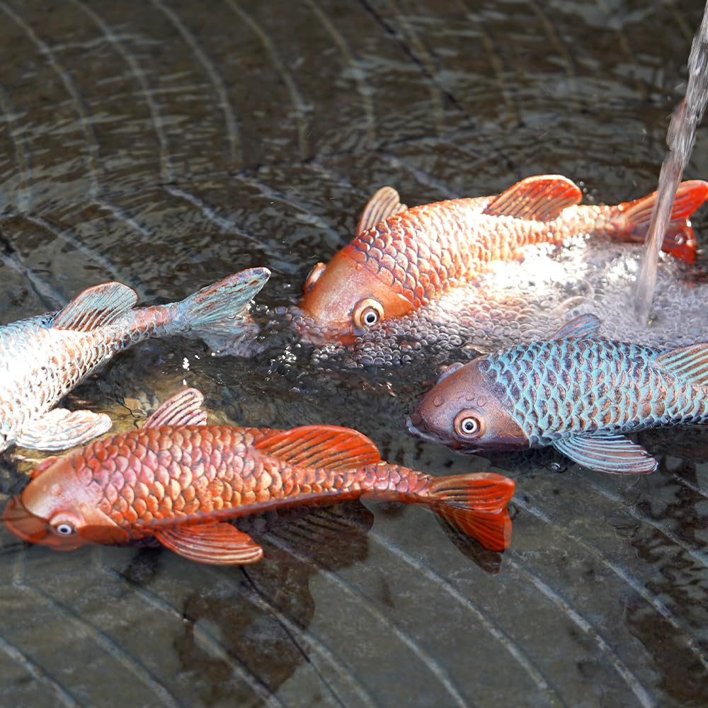 VKEVOC close-up of hand-painted koi scales, shows realistic color detail