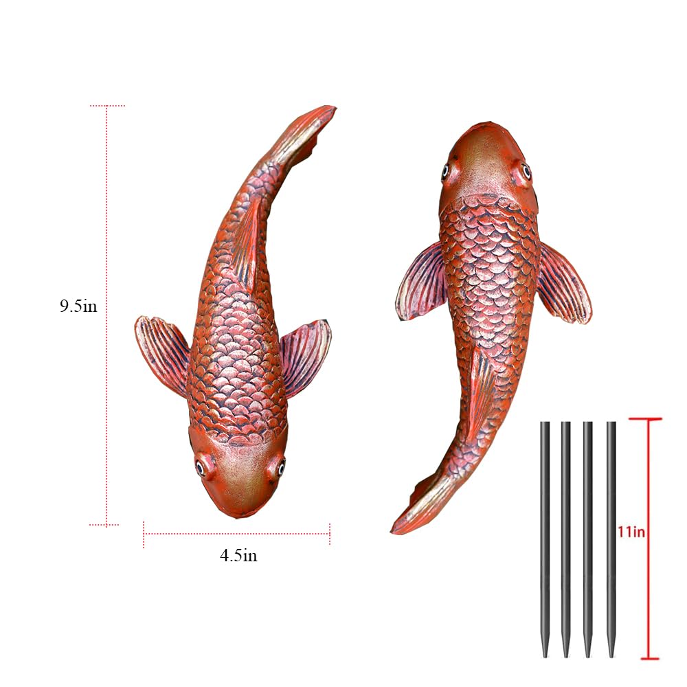 VKEVOC koi next to hand for scale, highlights compact 10.6-inch size