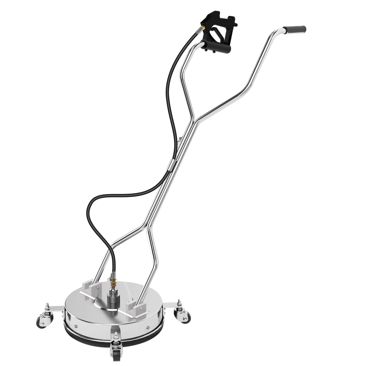 Vlaeng front view stainless surface cleaner showing durable housing and wide cleaning path