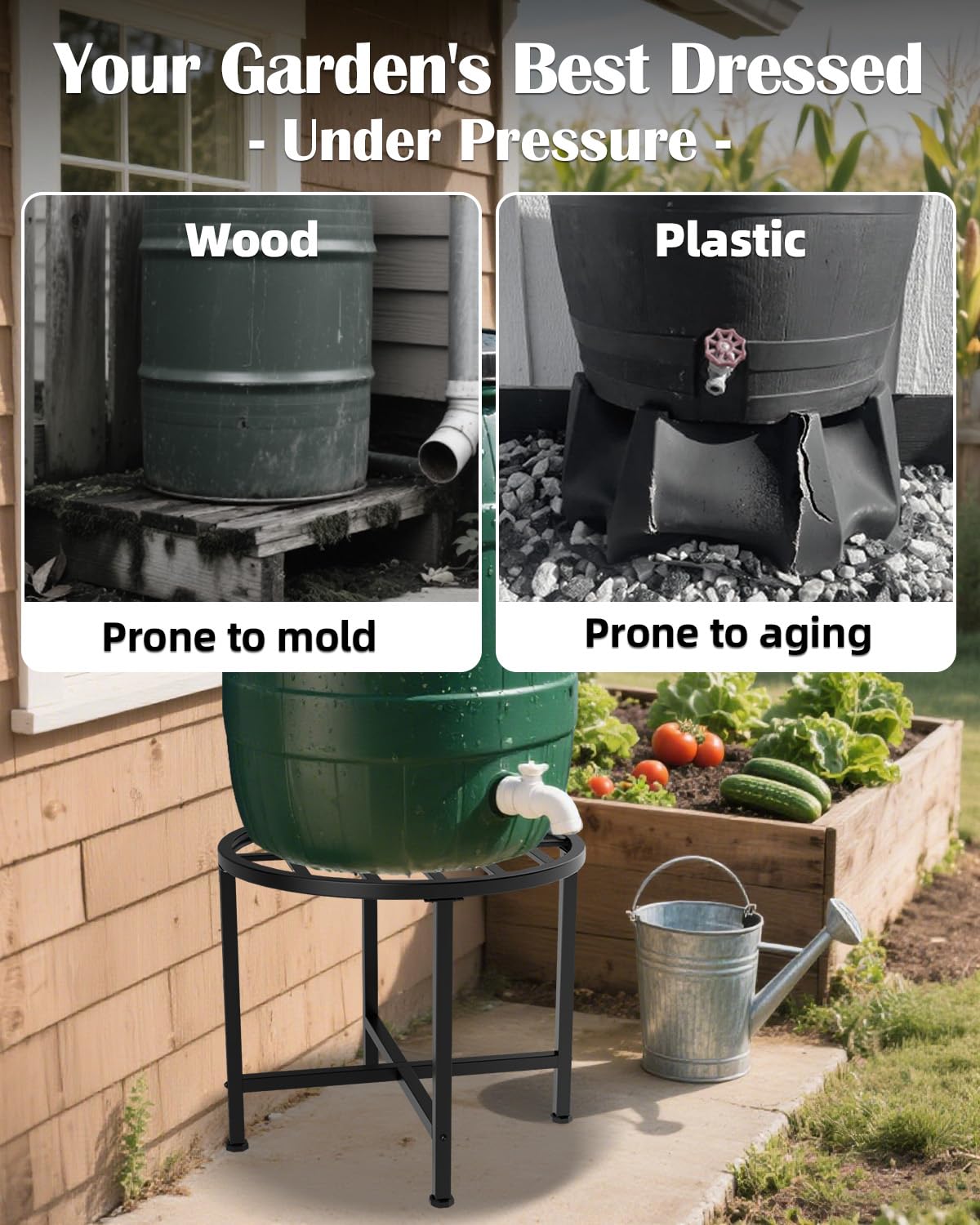 Vlaeng used as plant stand showcasing versatile outdoor display benefit