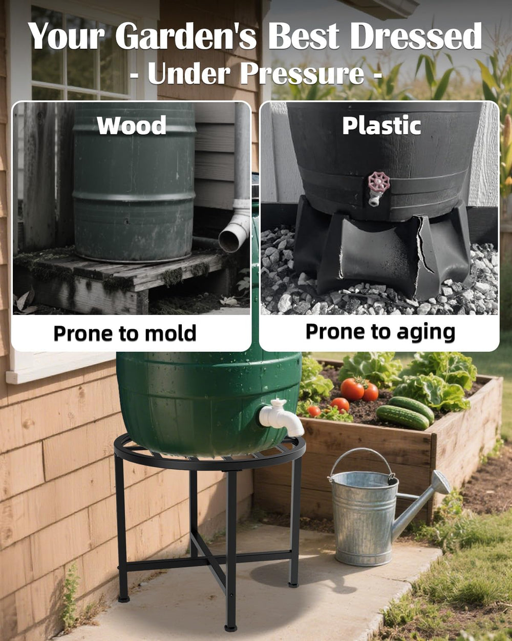 Vlaeng used as plant stand showcasing versatile outdoor display benefit