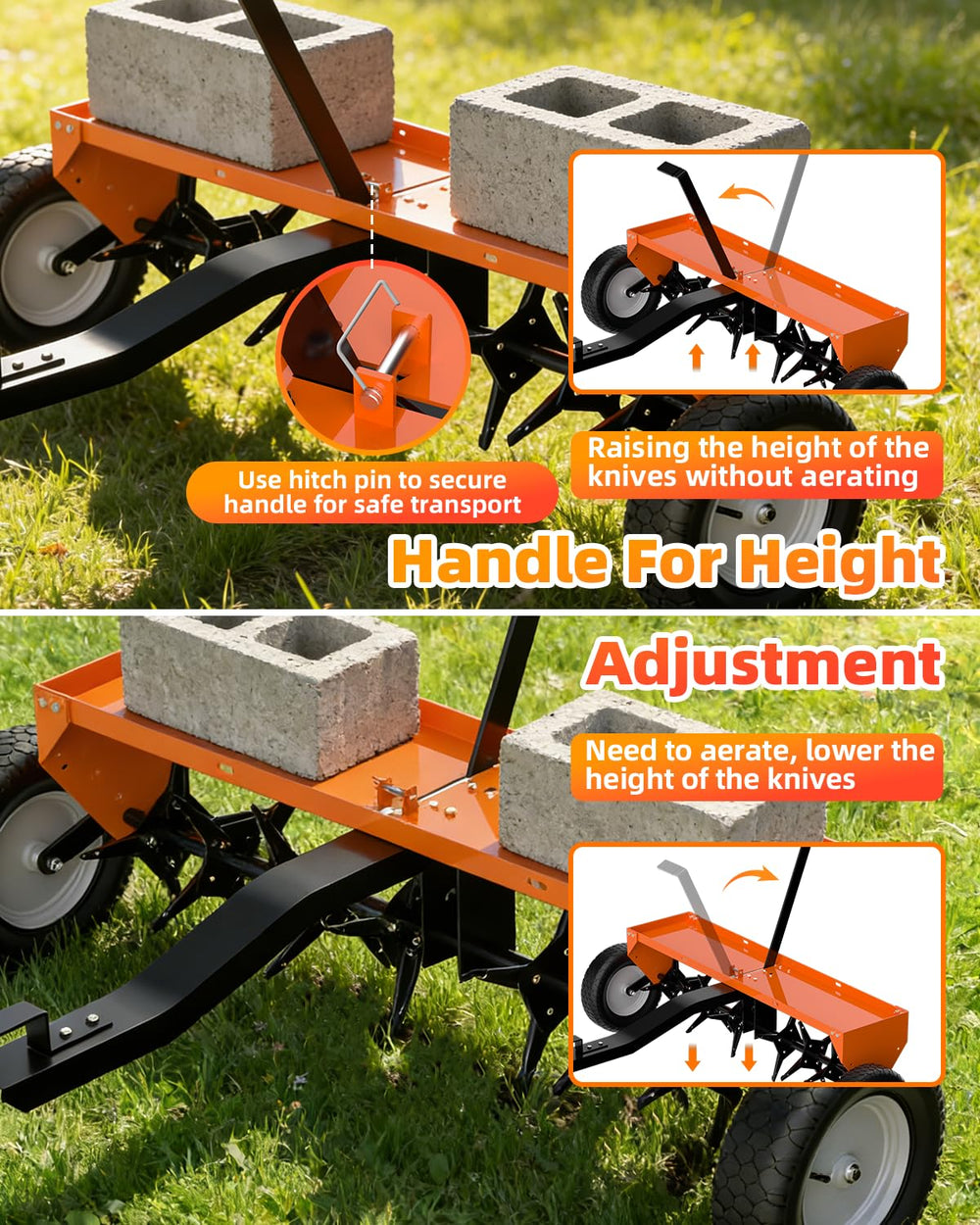 Vlaeng platform loaded with weight demonstrating deeper penetration benefit