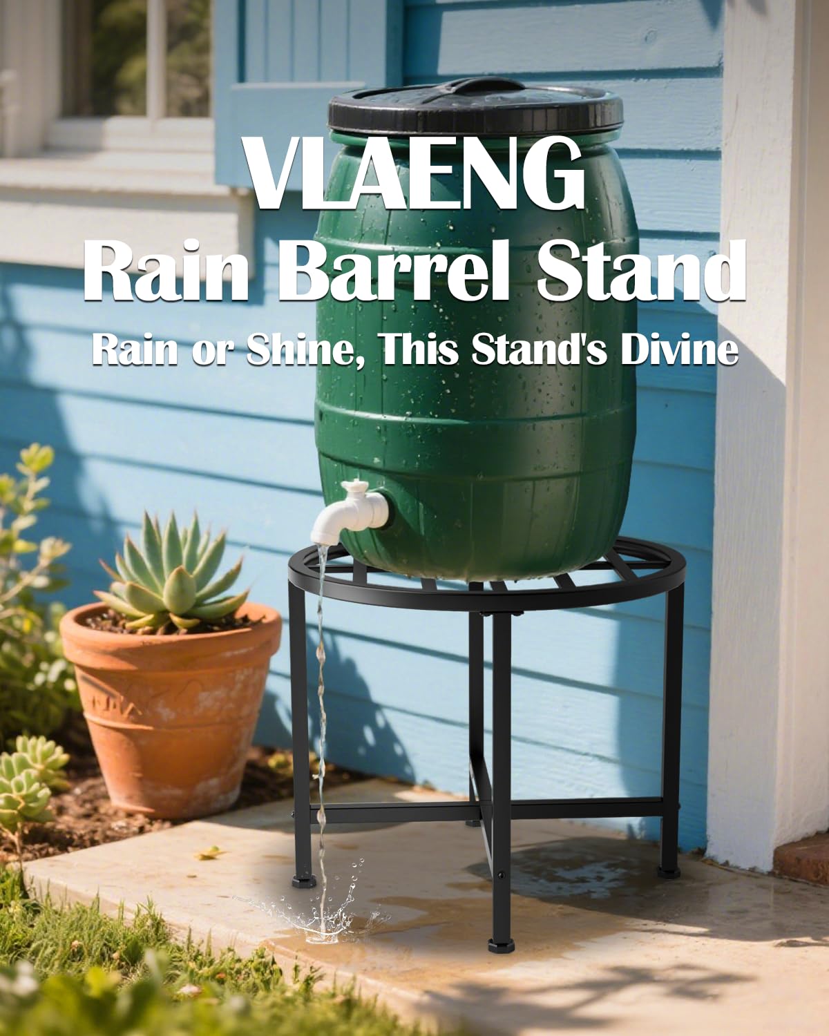 Vlaeng side profile with a 55-gallon barrel demonstrating secure fit advantage