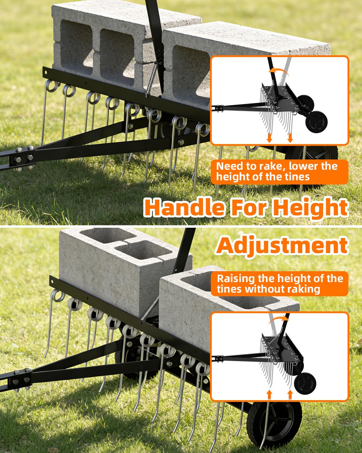 Vlaeng universal hitch connector closeup for quick attachment to vehicles