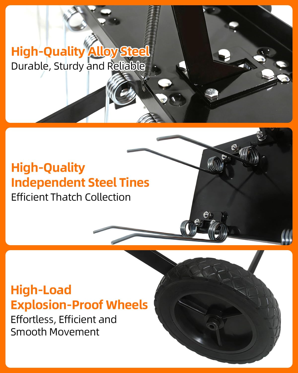Vlaeng weight platform loaded with weight to increase tine penetration depth