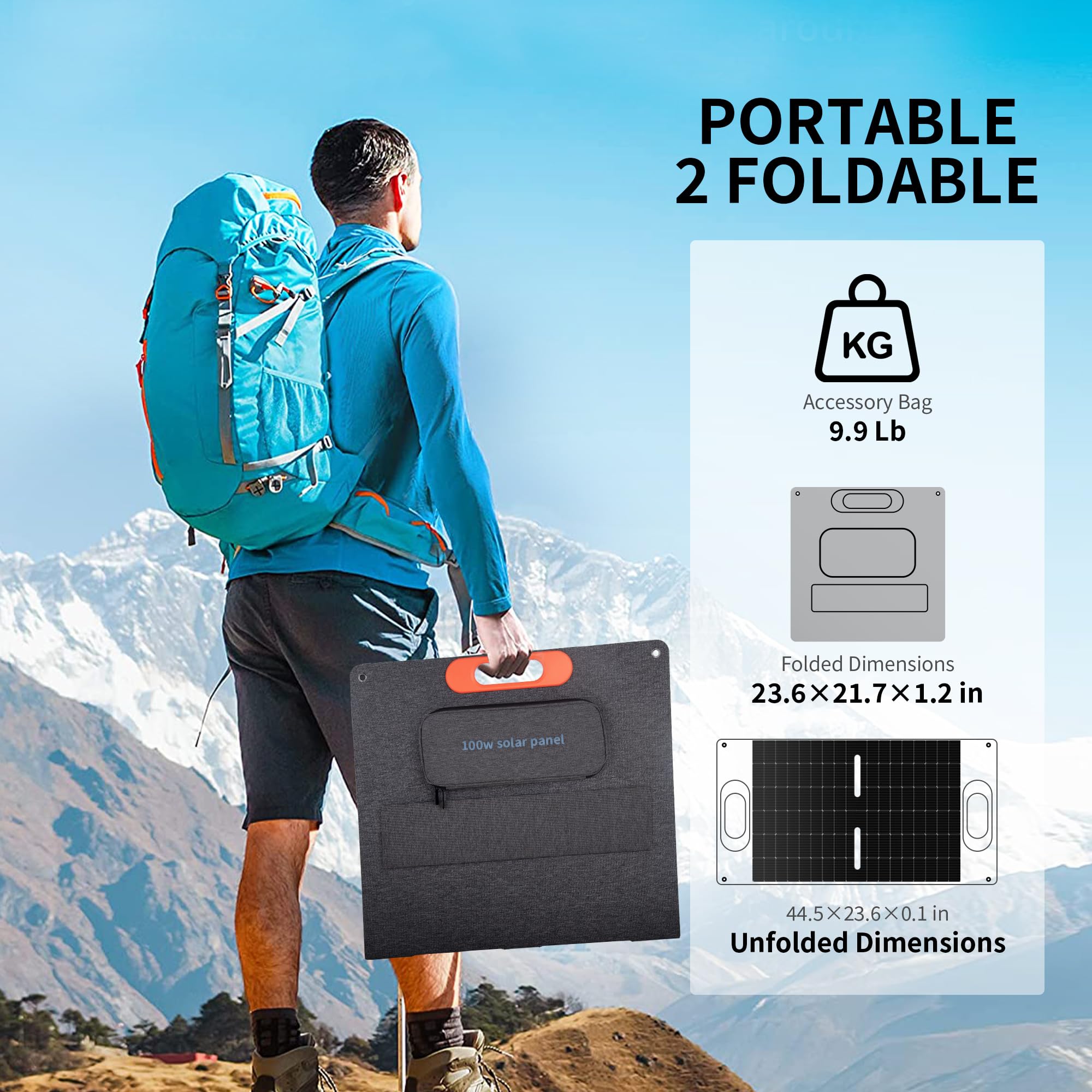 VLAIAN magnetic handle for one-arm carry and quick portability
