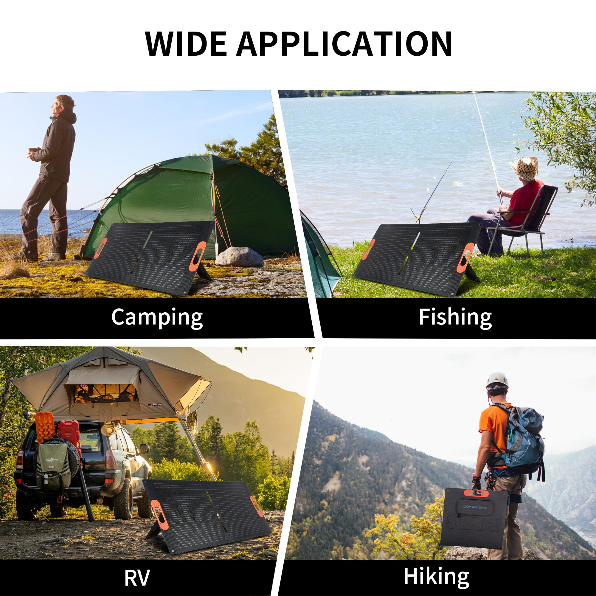 VLAIAN panel beside backpack illustrating lightweight scale and packability