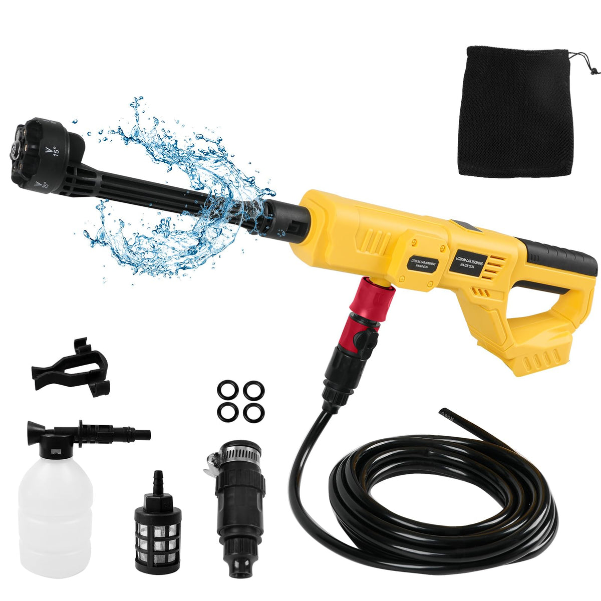 VLBPCR front view showing nozzle and foam pot, clear visual of features and controls
