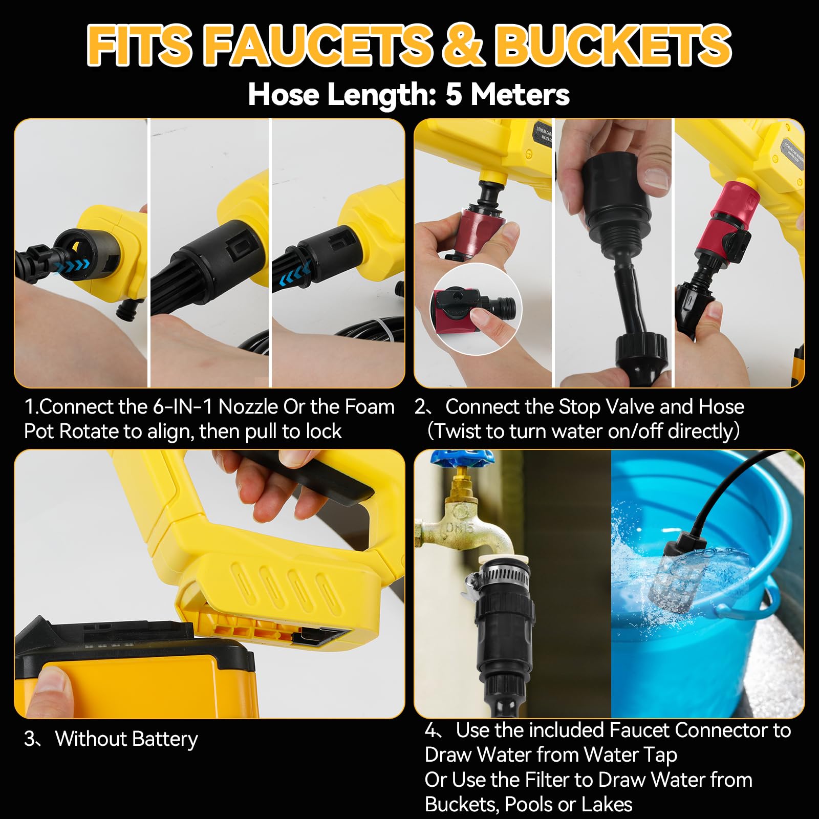 VLBPCR next to DeWalt 20V battery showing scale, compatibility clarity and compact size