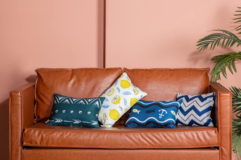 vmgreen poolside lifestyle scene showing weather-ready pillows relaxing by water