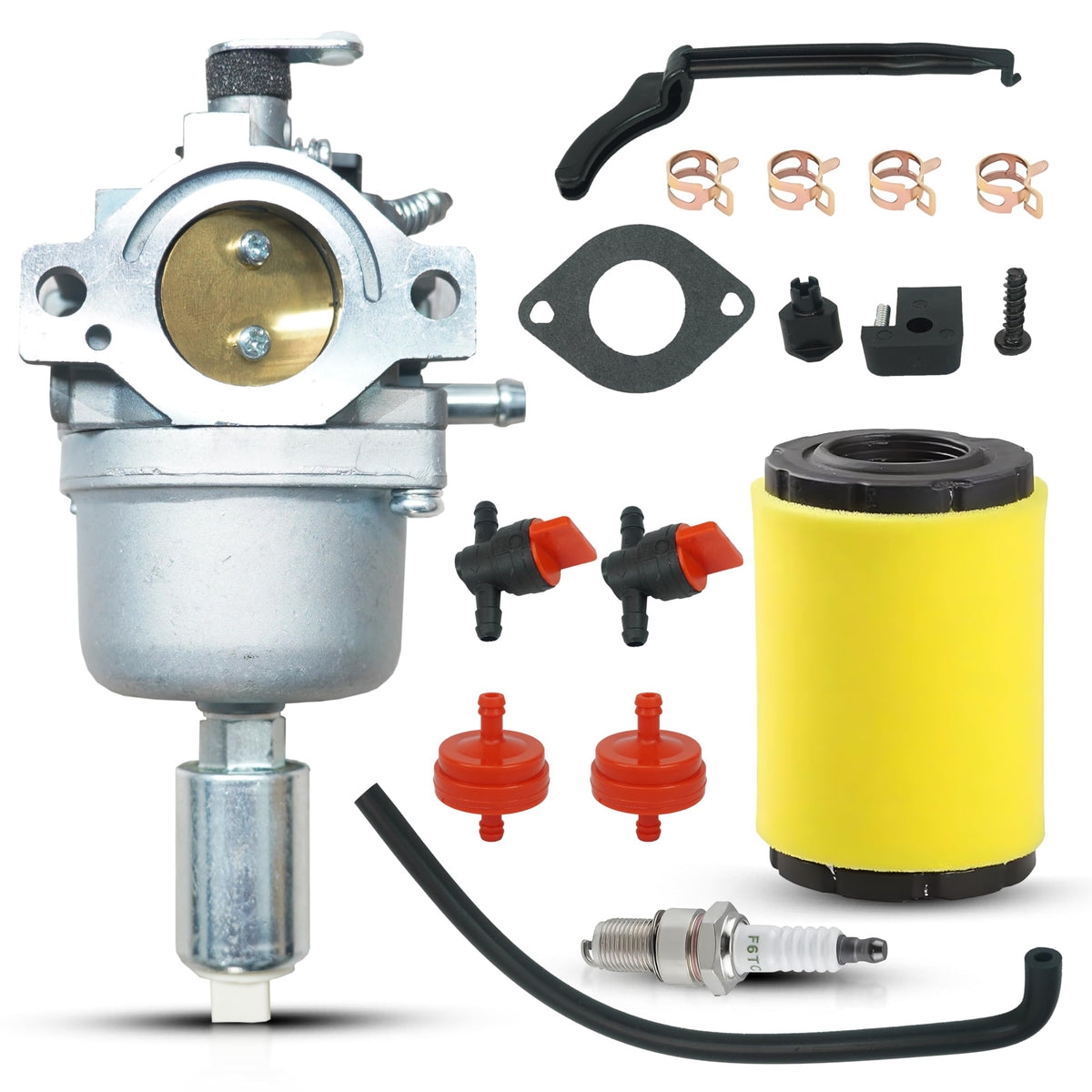 VNATVU front view carburetor showing clean ports for reliable fuel delivery
