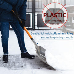 VNIMTI close-up of aluminum blade texture highlighting durable cold-weather strength