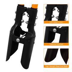 VNIMTI fiberglass handle detail showing thick shaft for durable light weight