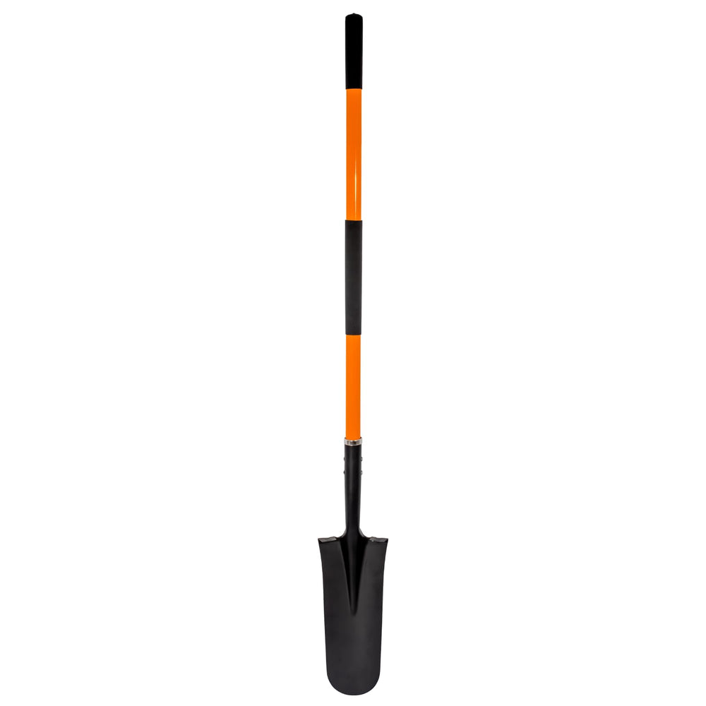 VNIMTI front view of full 58-inch shovel showing durable build and reach benefit