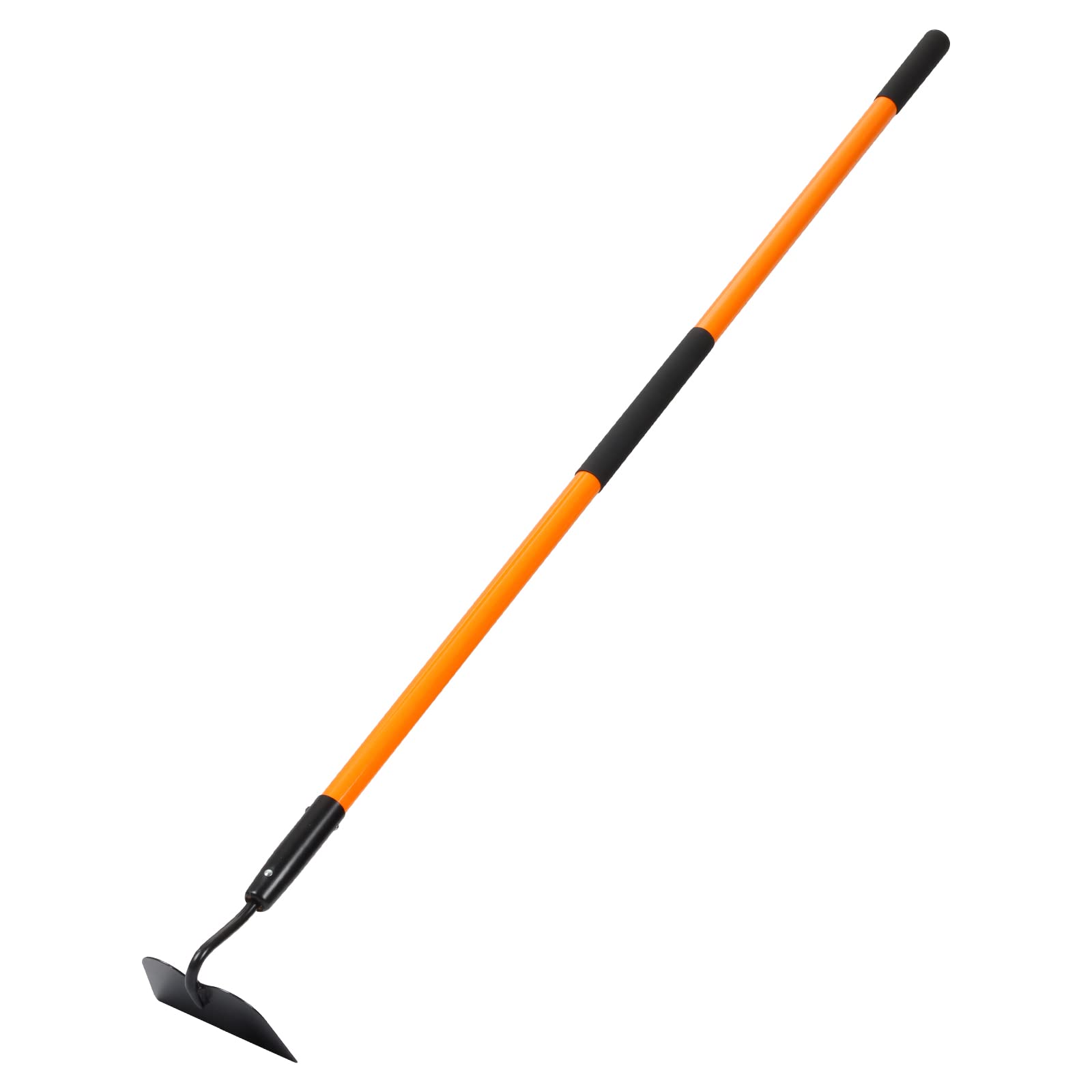 VNIMTI front view of hoe showing blade and handle benefits reach