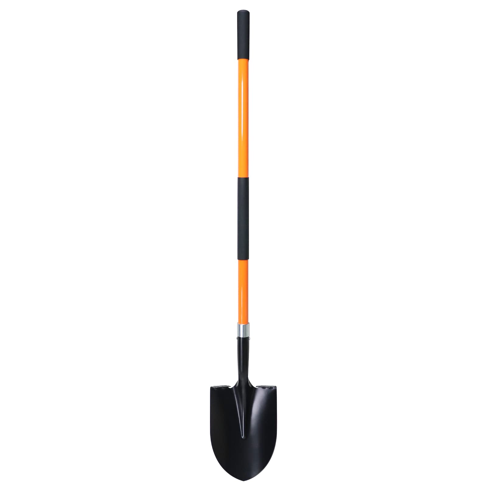 VNIMTI front view orange shovel showing full length and balance benefit