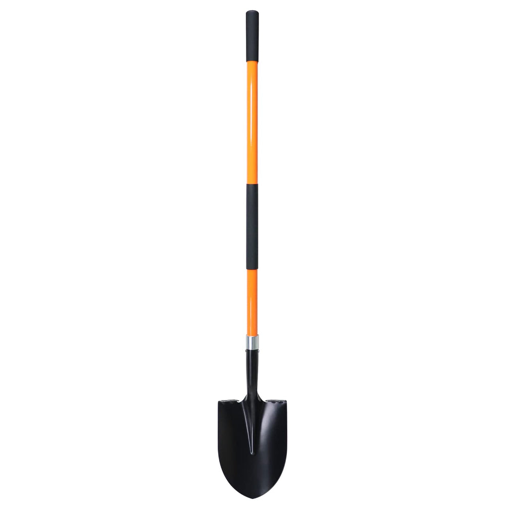 VNIMTI front view orange shovel showing full length and balance benefit