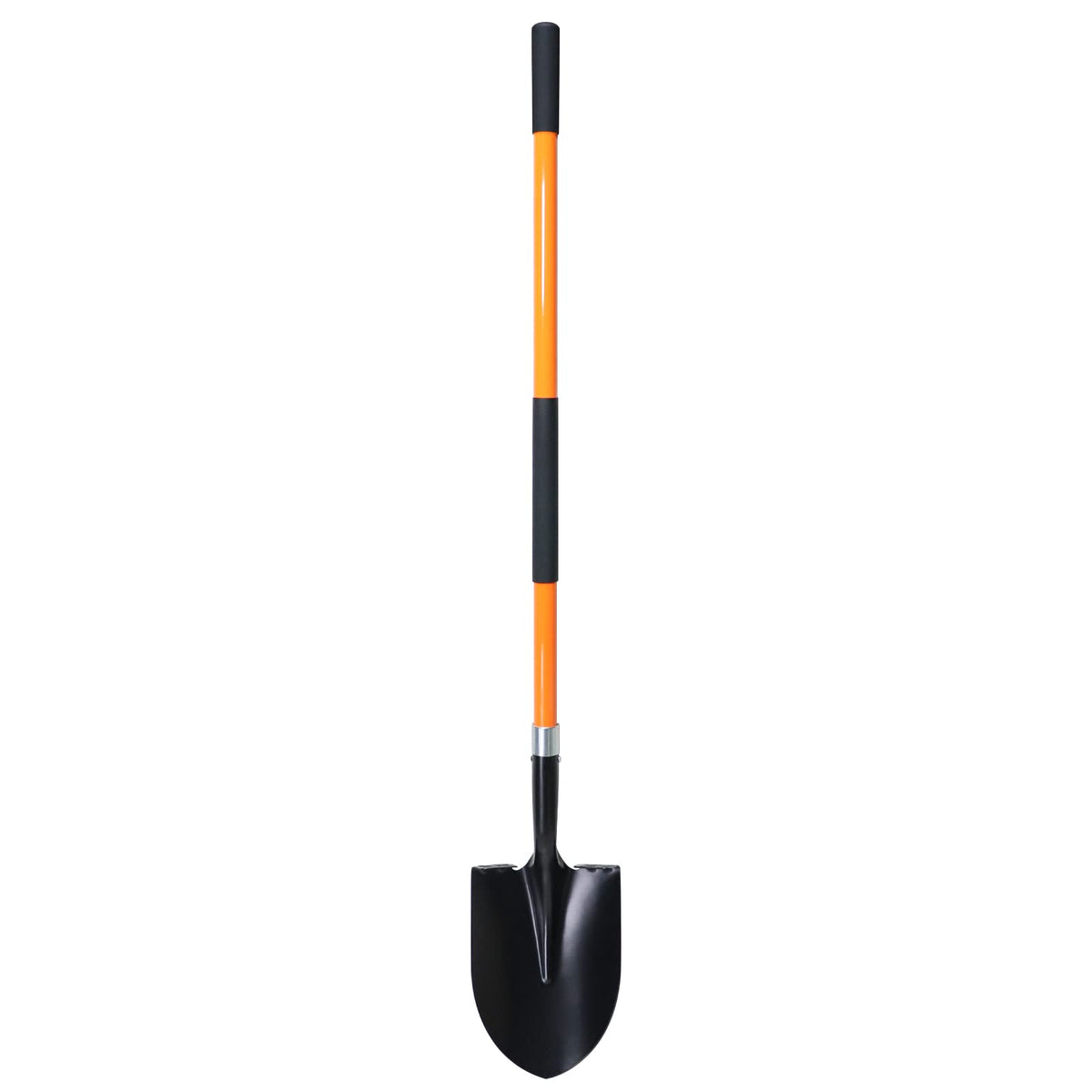 VNIMTI front view orange shovel showing full length and balance benefit