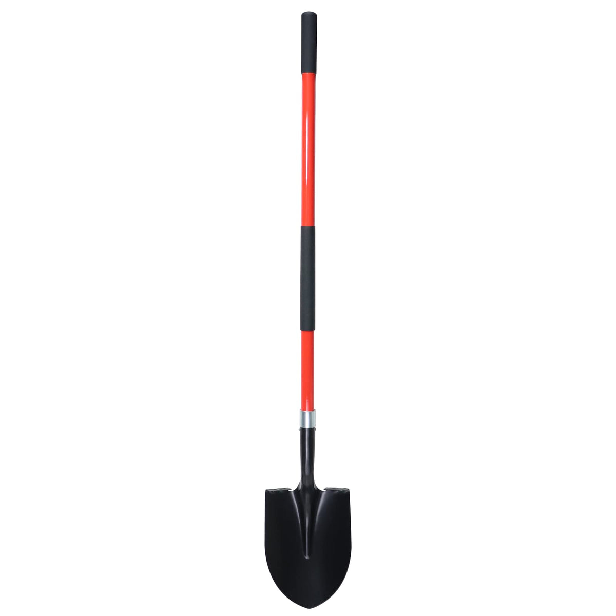 VNIMTI front view red shovel showing full length and balance benefit