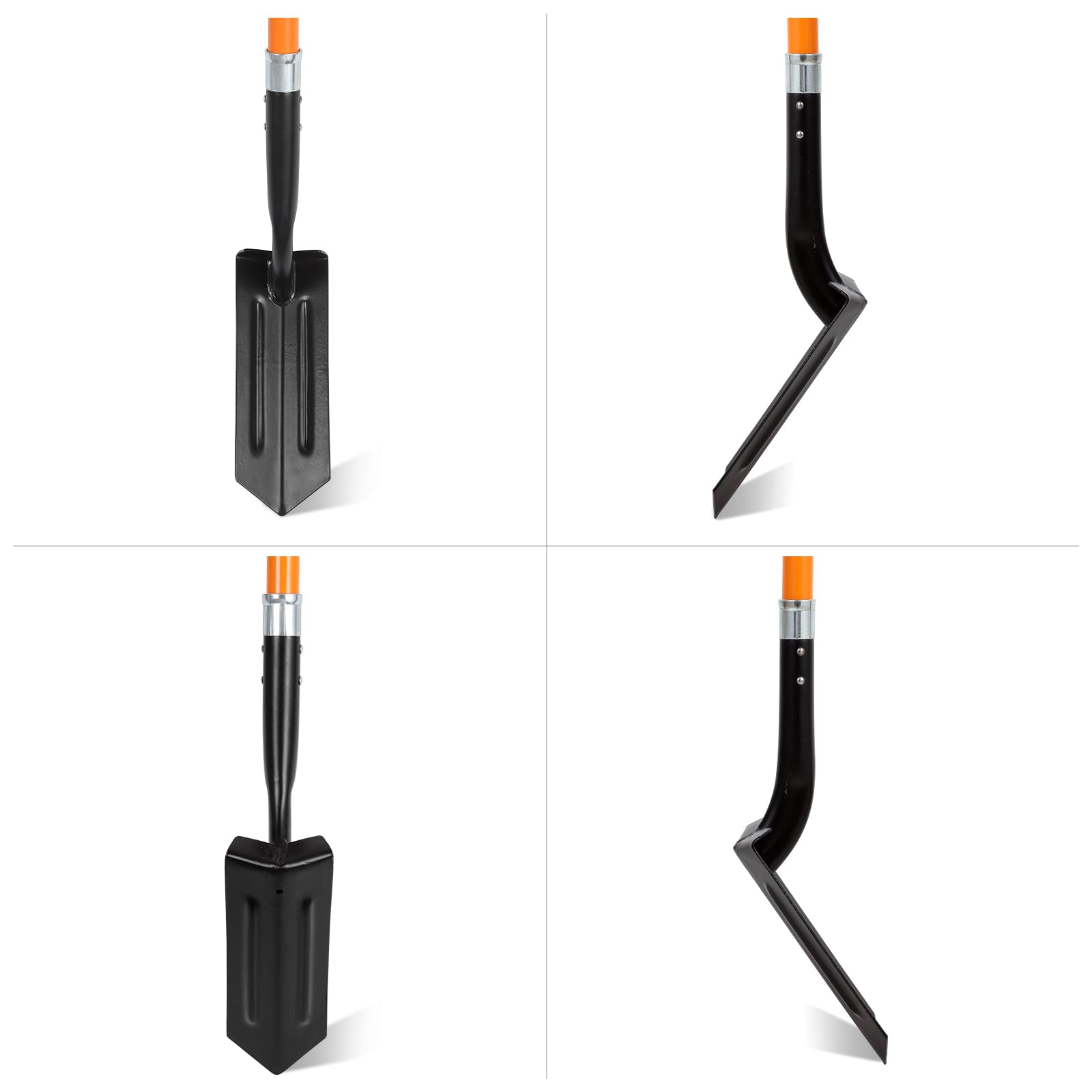 VNIMTI blade and handle label close-up showing durable steel construction