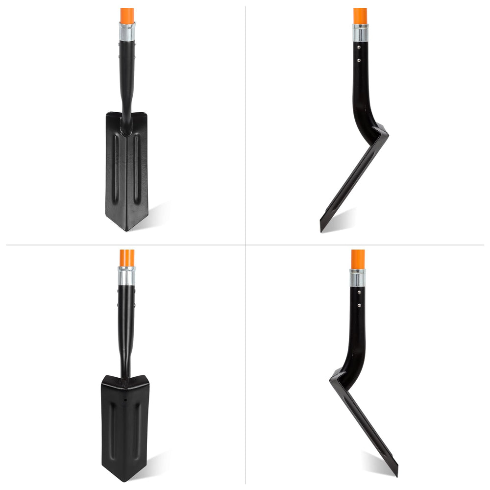 VNIMTI blade and handle label close-up showing durable steel construction