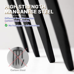 VNIMTI metal Y-grip detail offering sturdy hand control and durability