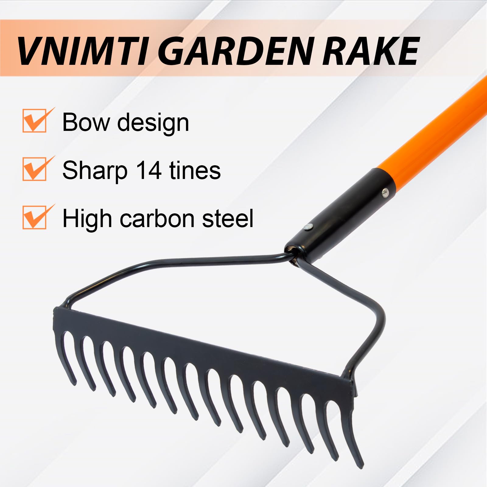 VNIMTI close-up of sharp high-carbon steel tines demonstrating soil-cutting capability