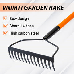 VNIMTI close-up of sharp high-carbon steel tines demonstrating soil-cutting capability