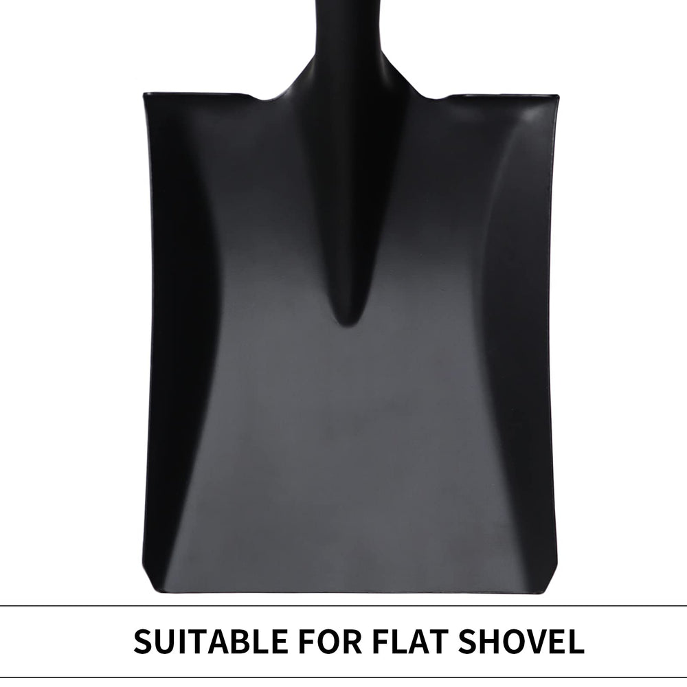 VNIMTI shovel scraping packed snow off driveway illustrating snow-clearing power