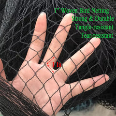 Vocray close-up of woven 1" mesh texture highlighting durability benefit
