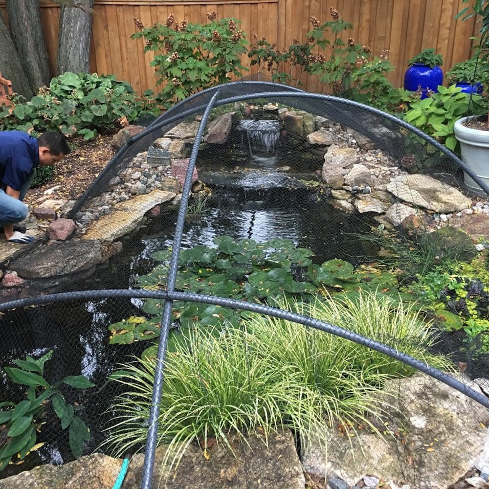 Vocray neatly folded pond net compact for storage and easy seasonal reuse