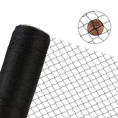 Vocray front view of 25x50 ft netting showing full roll and size benefit