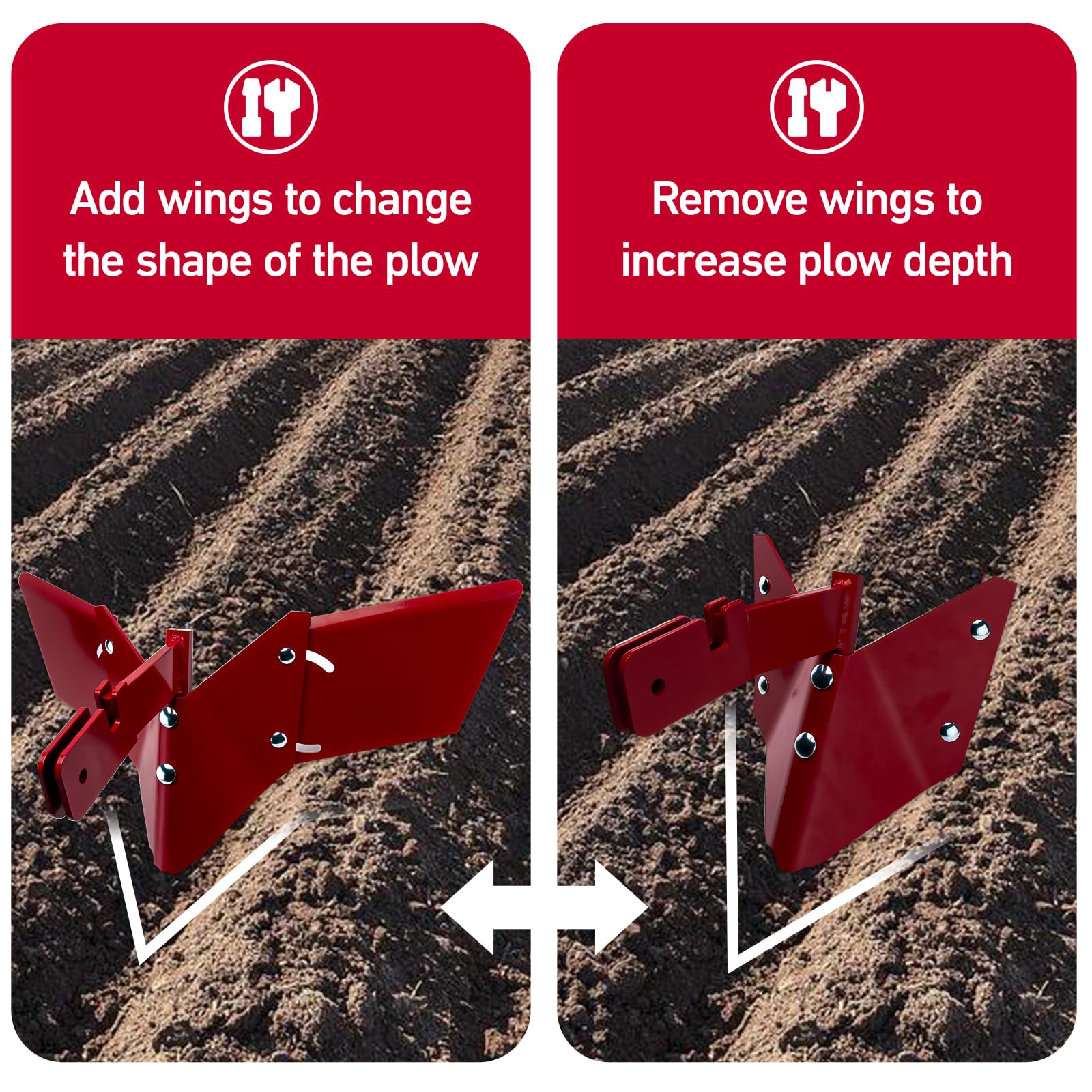 VODCACA in-garden use forming seed furrows for efficient planting benefit