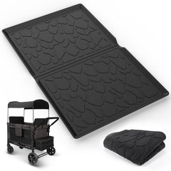 Vodolo front view of silicone mat fitted in Wonderfold W4 showing protection